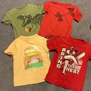 Old Navy Kids Graphic Tees - Green, Red, Yellow